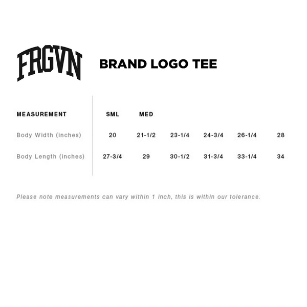 FRGVN Heavyweight Grapic Logo T-Shirt
