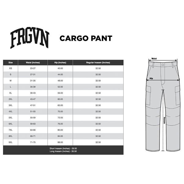 FRGVN Desert Camo Cargo Pants
