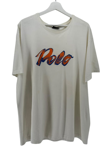 POLO paint  Letters logo White T-shirt
