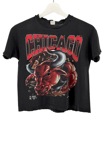 Chicago Bulls Kids Tee Double Sided (DISTRESSED)