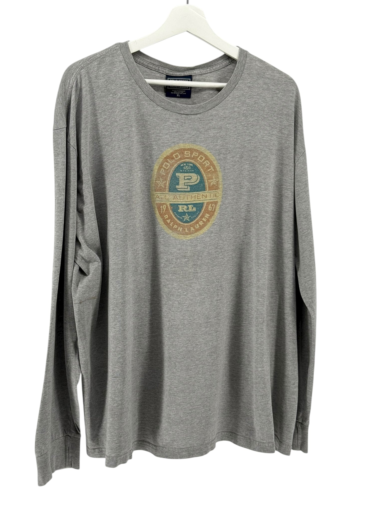 POLO SPORT P ALL Authentic Logo Long Sleeve T-Shirt