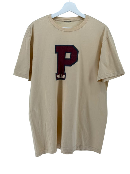 POLO  Burgundy P Logo (khaki Tee)