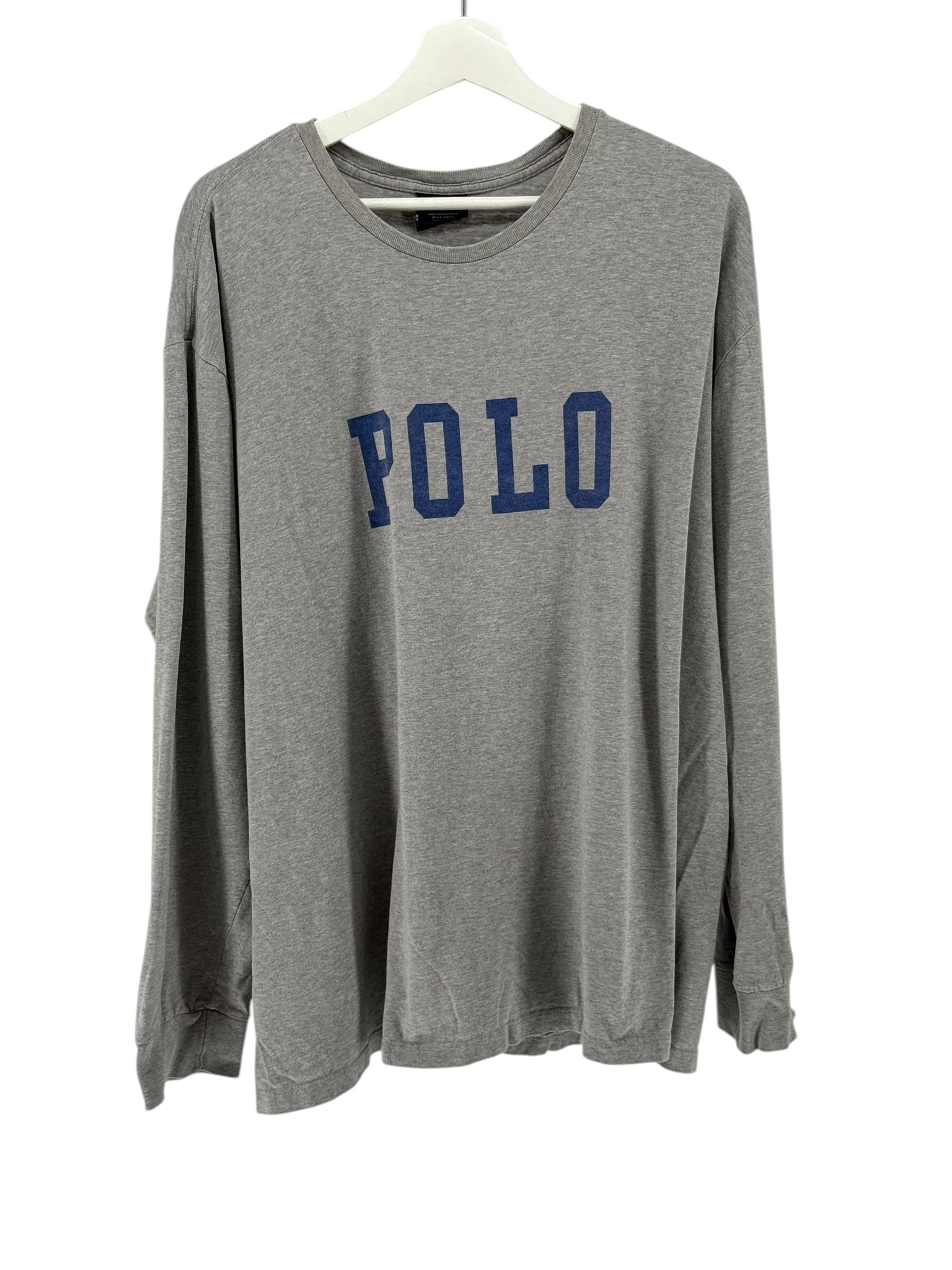 POLO Blue Logo Long Sleeve T-Shirt