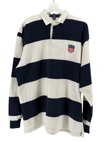 POLO SPORT  RUGBY (K-SWISS) White Navy Stripes