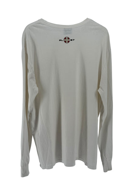 POLO SPORT White Long Sleeve  RL67 mountain