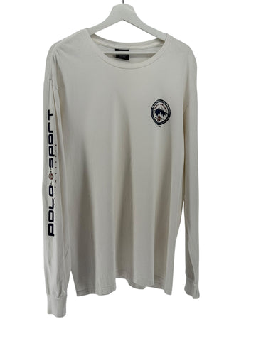 POLO SPORT White Long Sleeve  RL67 mountain