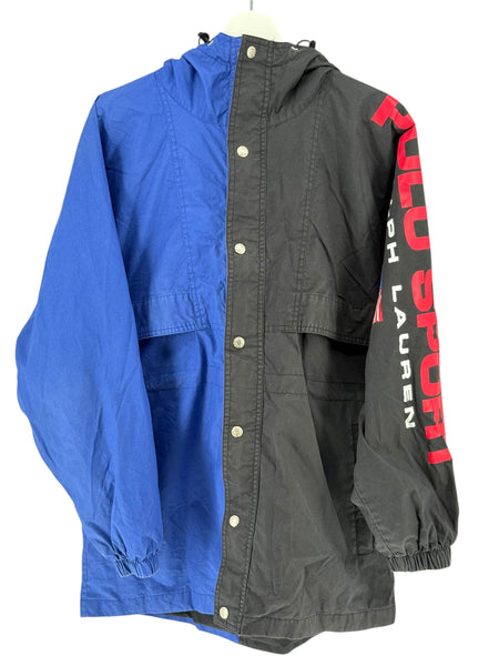 Polo Sport Jacket Half Black and Blue