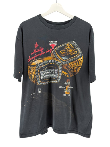 Chicago Bulls Back 2 Back Rings T Shirt