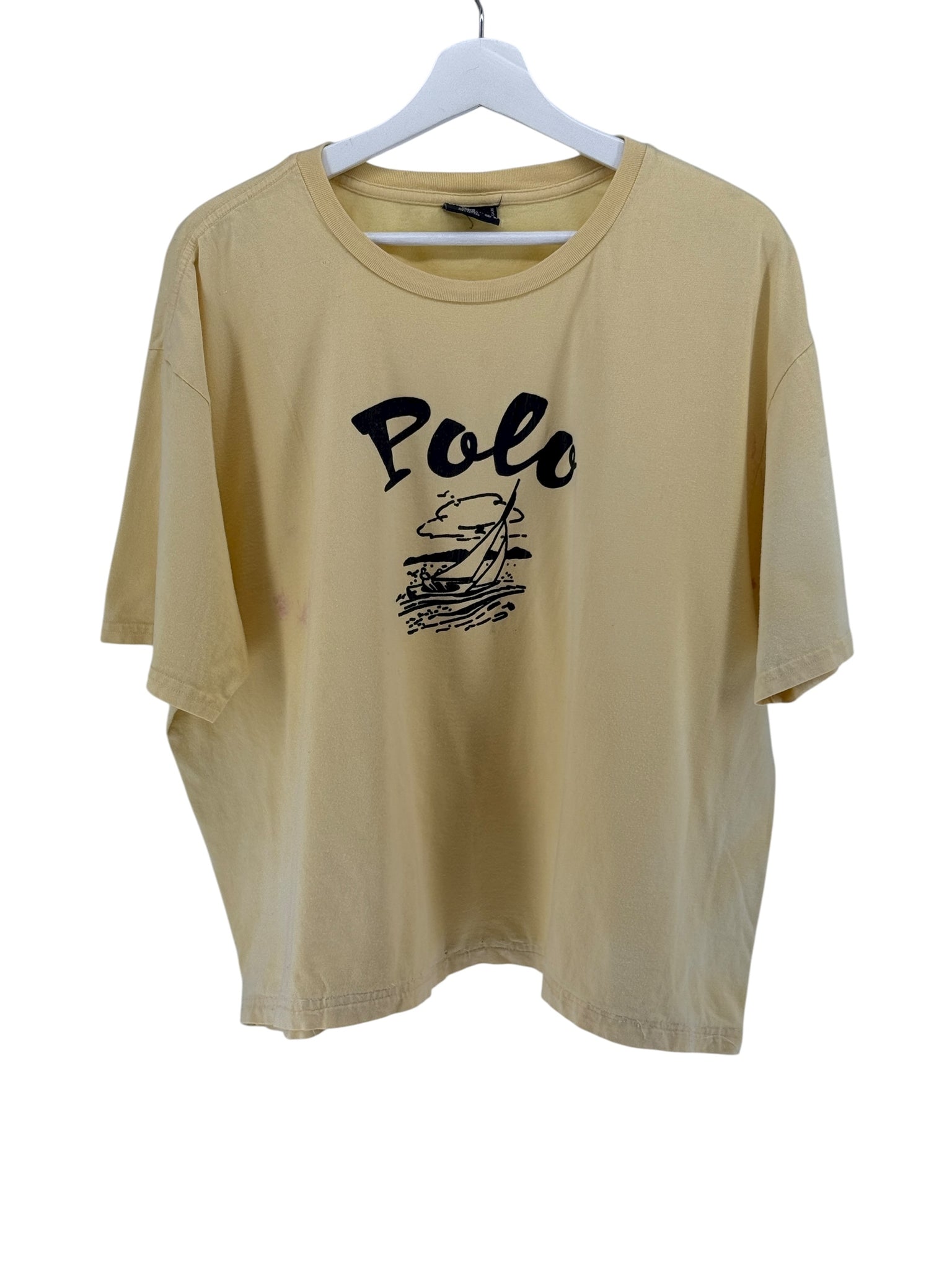 Polo  Yellow Graphic Tee