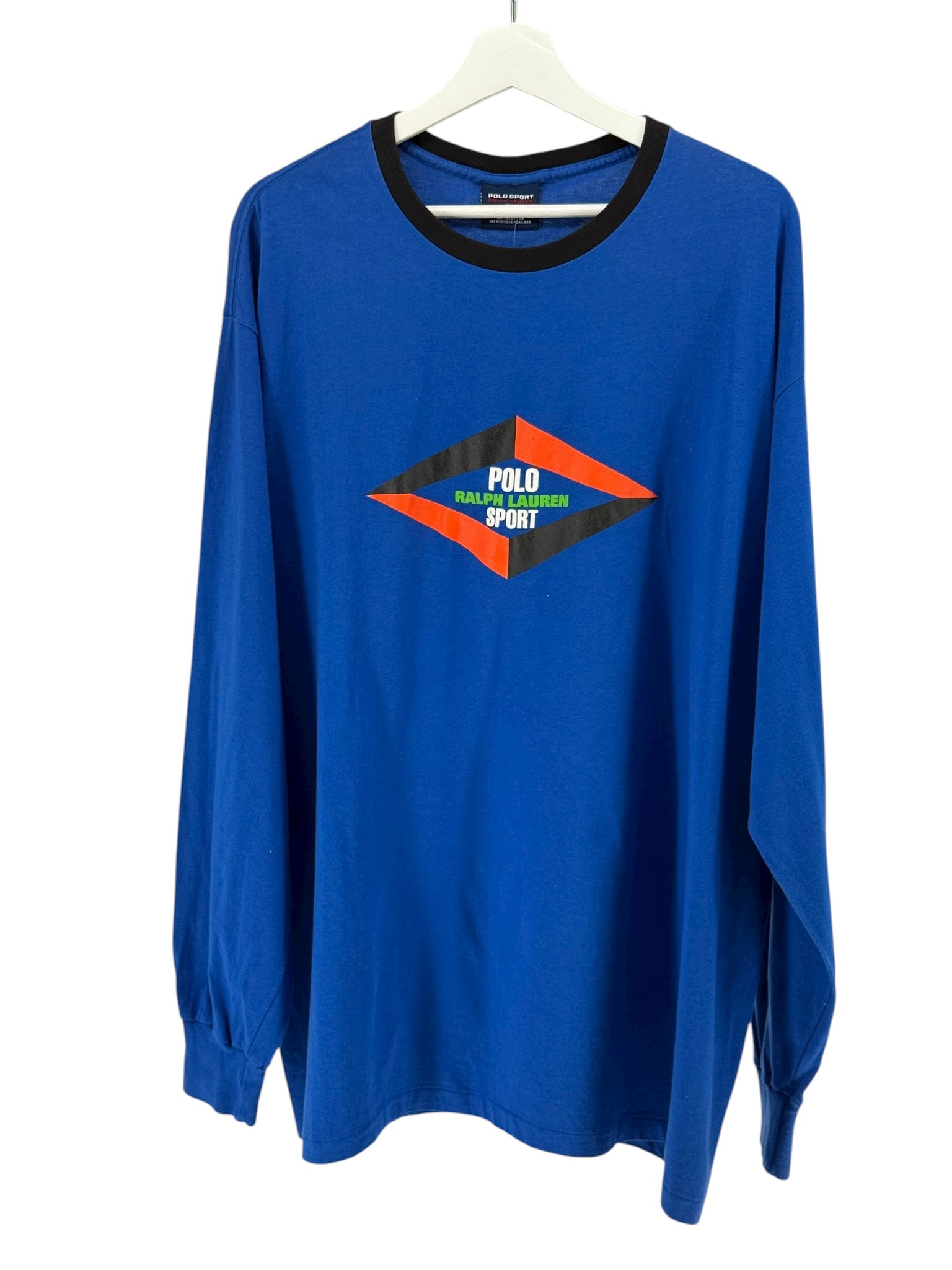 POLO SPORT Royal Blue Long Sleeve T-Shirt  Dimond logo New With Tag