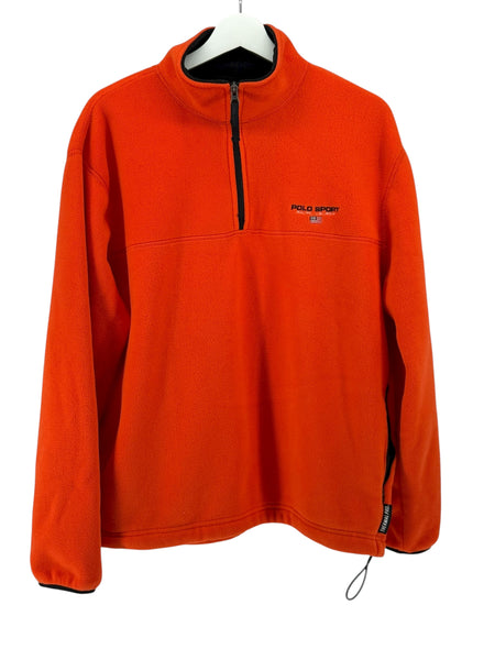 POLO Quater Zip-Up (orange)