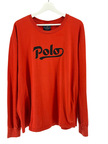 Polo Sport Orange Script Logo