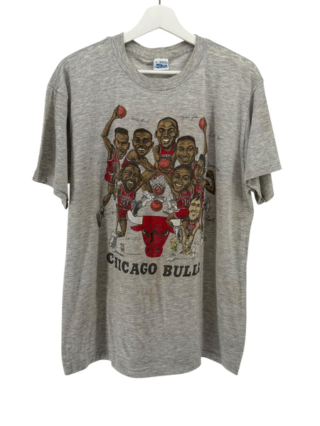 Chicago Bulls Salem Grey Character Tee Shirt (Slam Dunk)